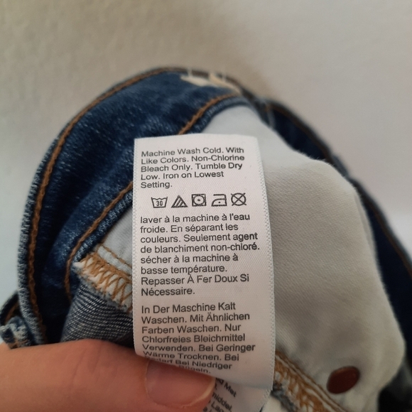 Madewell Coldbrook Wash Classic Straight High-Waisted Jeans 27 - Picture 8 of 8